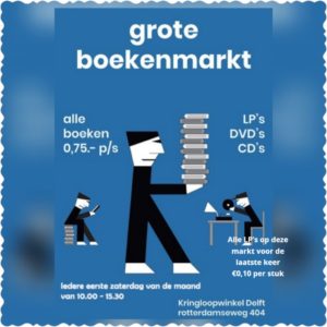 Lees meer over het artikel Boekenmarkt zaterdag 1 Oktober